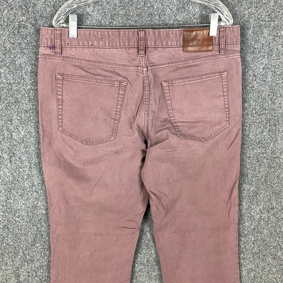 LE 31 Simons Pants Men's 36x32 Purple Cotton 5 Pockets Adults - Picture 8 of 10